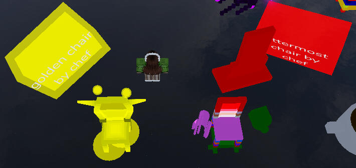 chairs (in Obby Creator; ID: cynic_I#14)